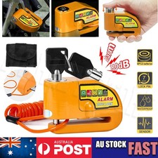 Motorcycle Alarm Disc Lock Electric Rotor Lock Motor Bicycle Bike Brake Security