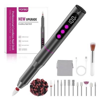 Nagelfräser Kabellose Elektrische Nagelfeile 35000 U/Min 12 in 1 Maniküre