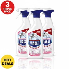 Viakal Fresh Scent Limescale Remover Spray 500ml Shiny Surfaces Anti-Droplet 3x 12.33 per litre