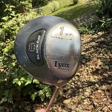 Golf Lynx Black Cat Titanium Driver 10.5 Unifiber Stiff Flex FLARE 650 Lite