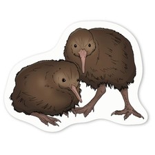 Aufkleber Sticker "Kiwi Vögel" (DW050826)