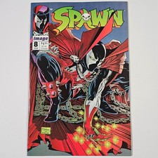 Spawn #8 Image Comics 1993 Alan Moore Miller poster VF Very Fine