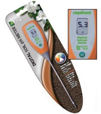 LUSTER LEAF 1845 RAPITEST DIGITAL Soil Plant Garden PH Sensor Meter Tester Test