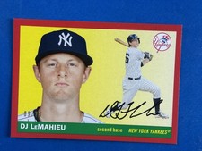 2020 Topps Archives Red #96 DJ LeMahieu New York Yankees #/75