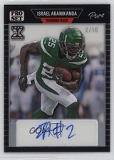 2023 Leaf Pro Set Pure Clear Silver Spectrum 2/2 Israel Abanikanda Auto 16wc