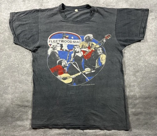 Fleetwood Mac The Tusk Tour T-Shirt Size L M 1970s vintage concert t-shirt, vintage, single stitch, B+ condition