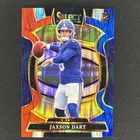 2025 Panini Select Jaxson Dart Red White and Blue Shock Concourse Prizm