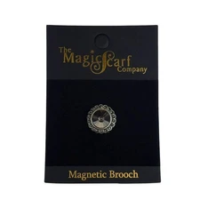 Magnetic Brooch Strong Black Gemstone Rhinestone Magic Scarf Company Clip Gift