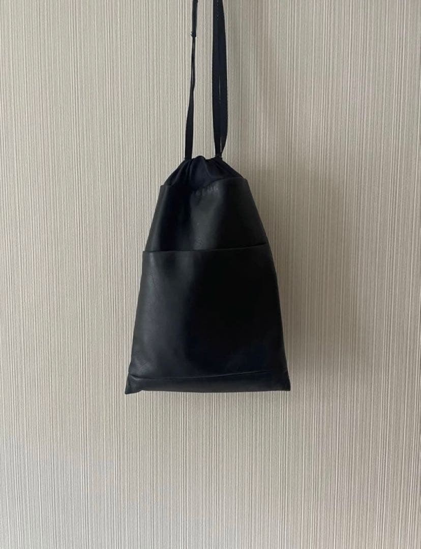 Condition PORTER Leather Drawstring Bag - image 6