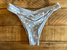 Hollister Blue Floral Bikini Bottom