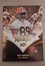 2008 Upper Deck Icons - NFL Rookies Paul Hubbard #444 /999 (RC)