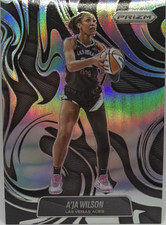2025 Panini Prizm Case Hit WNBA A'ja Wilson Abstract Insert #2 Las Vegas Aces