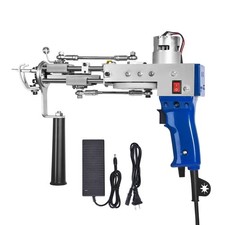 Tufting Gun 2-in-1 Cut  Loop Pile Electric Rug Machine Starter Kit Craft DIY