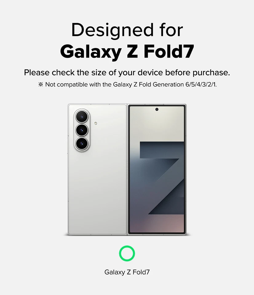 For Samsung Galaxy Z Fold 7 Protector | Ringke [Hinge Dual Easy Pro Film] - Image 3 of 4