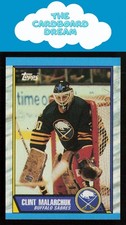 Clint Malarchuk 1989-90 Topps #170 Buffalo Sabres Hockey Card