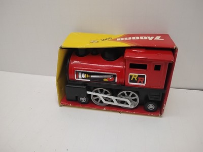 Vintage Buddy L Brute LOCO Steam Train Locomotive Red NIB