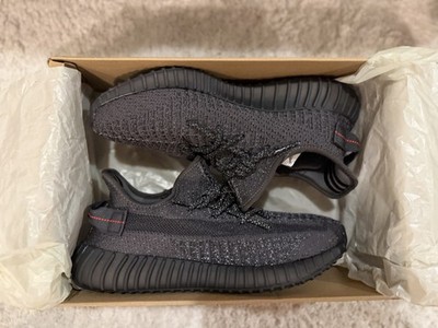 Adidas Yeezy Boost 350 V2 Black Reflective FU9007 Men's Size 8.5