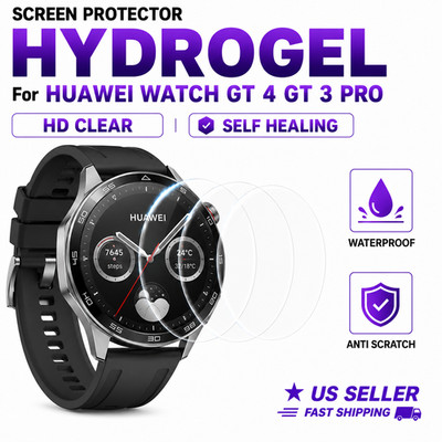 Huawei Watch GT 4 GT 3 Pro Screen Protector Hydrogel HD Clear Self Healing