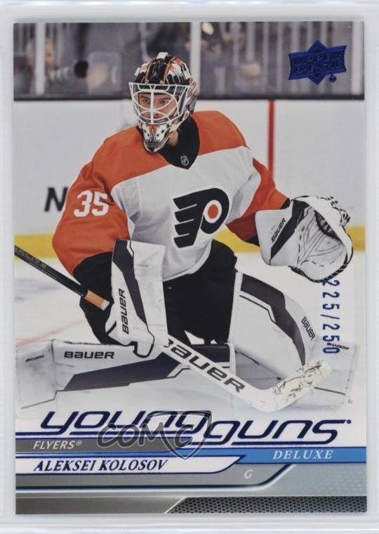 2024-25 Upper Deck Series 2 Young Guns Deluxe 225/250 Aleksei Kolosov #490 7mx