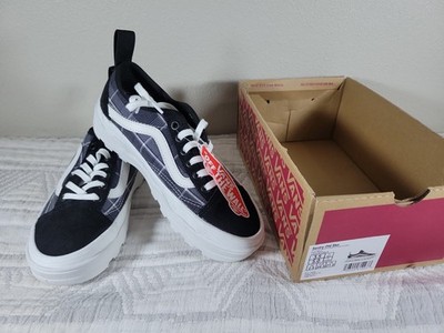 Vans Sentry Old Skool Platform Plaid Sneakers Womens 5 Youth 3 Girls  NWT Box