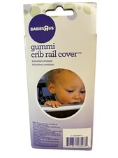 Babies "R" Us Gummi Crib Rail Cover Exclusive Teething Bumps NWB 50  x2.75  USA