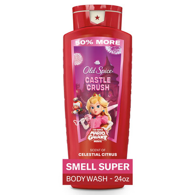Old Spice Super Mario Galaxy Castle Crush Body Wash 24oz - Brand New