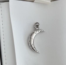 Monica Rich Kosann Silver Charm Dream Moon  $290 White Sapphires