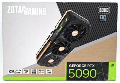 ZOTAC Nvidia RTX 5090 Solid OC Black 32GB GDDR7 PCIe 5.0x16