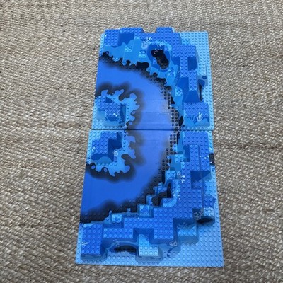 Lego Base Plates 6024 Aquazone Underwater Blue Ocean Sea Canyon