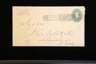 CLEVELAND OHIO 2 CENT POSTAL HISTORY COVER MARCH 13 1895 R C ADLITZ COMPANY