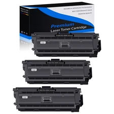 3 Pack Toner Cartridge for HP 508X CF360X LaserJet Enterprise M552 M553 M553dn