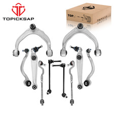 12pc Front Control Arm Bar Link Tie Rod End Kit For Bmw X5 X6 2007 2008 - 2014