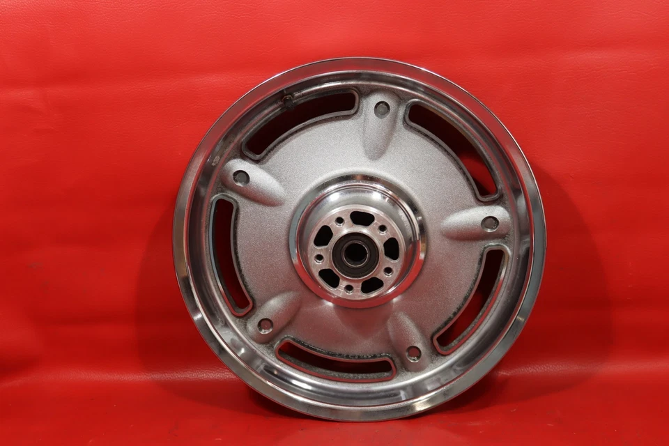 2009 HARLEY-DAVIDSON SPORTSTER 1200 CUSTOM XL1200C 16x3 REAR BACK WHEEL RIM STR8 - Image 2 of 4