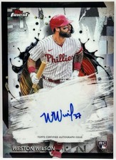 2024 Topps Finest - Finest Autographs Weston Wilson #FA-WW (AU, RC)
