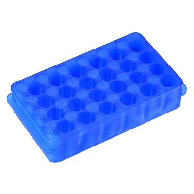 24 Nun Zentrifugenröhrchen 11mm/7.5mm Lochdrm Blau f. Laborröhrchen 0.5/1.5/2 ml - Bild 1 von 4