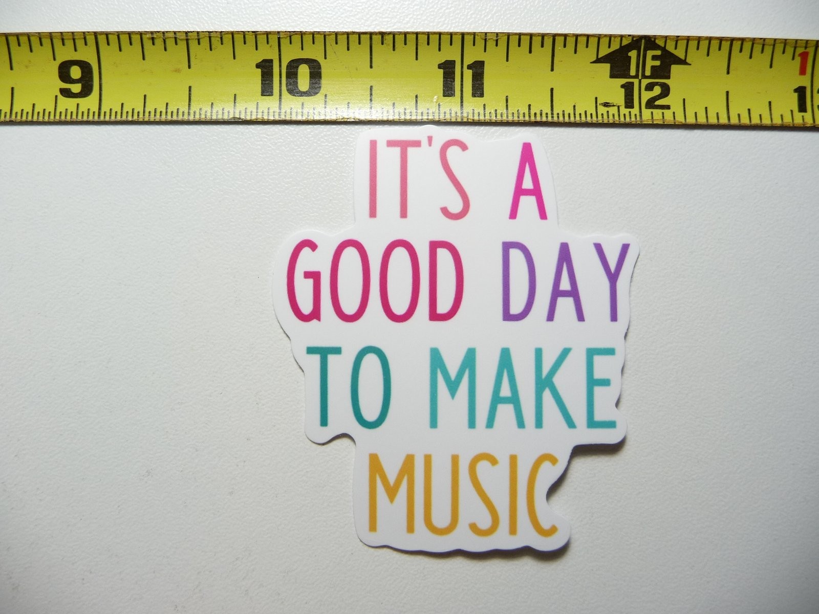 Good Day to Make Music Decal Sticker for Musician Fan Band Song Lover