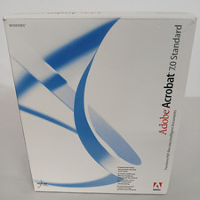 Adobe Acrobat 7.0 Standard Full Version Windows PC CD-ROM