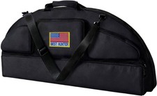 37in 44in Compound Bow Bag Elasticity Sponge Protect Case Carry w/ Arrow Pocket