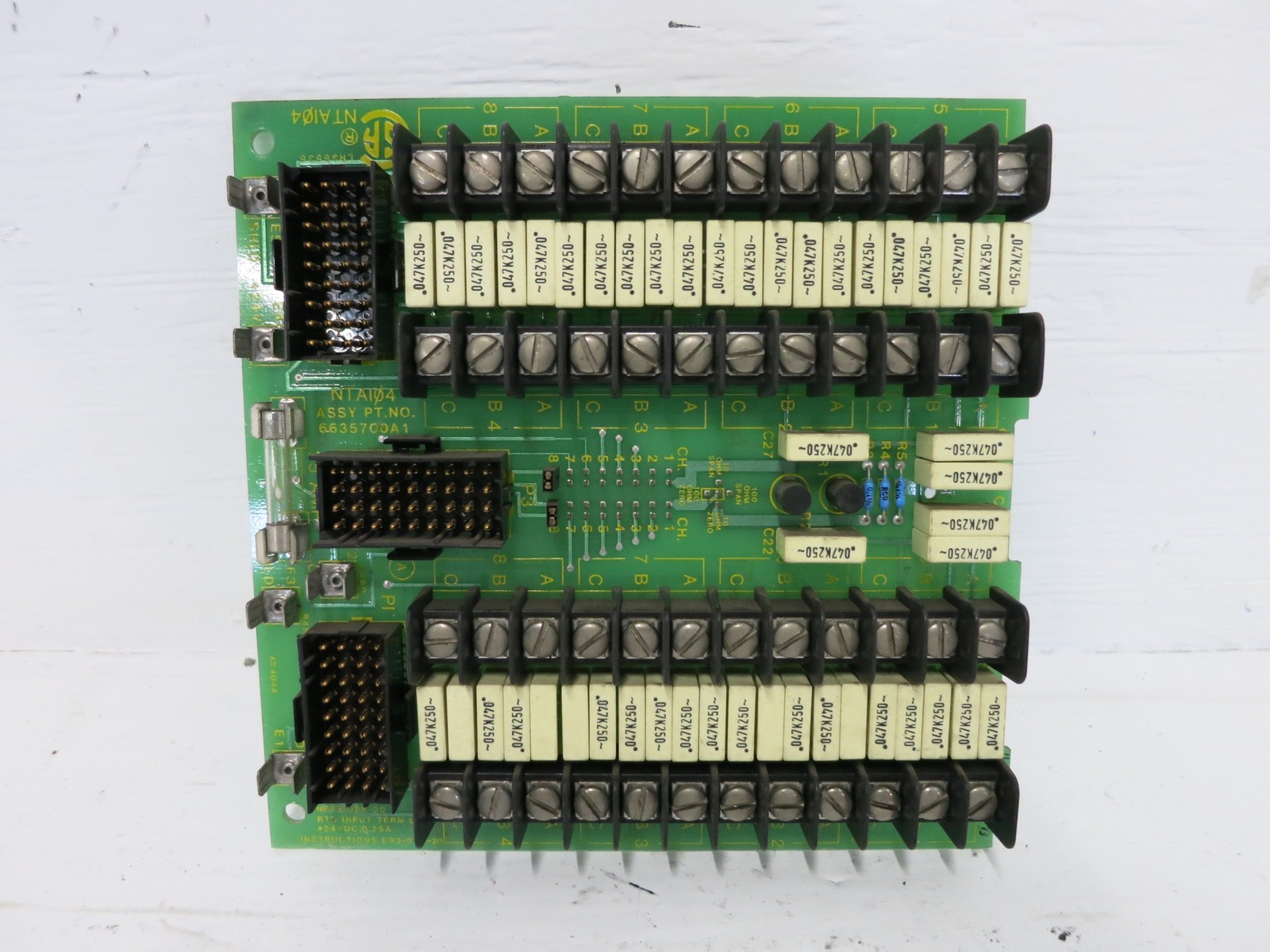 Bailey NTAI04 infi-90 RTD Analog Input Termination Unit 6635700A1 ABB Board PLC