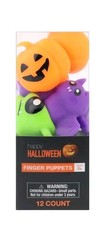 Happy Halloween Finger Puppets Assorted Colors 12 Count