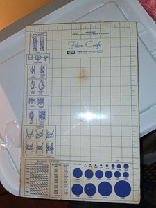 FIBRE-CRAFT MACRAMA BEADING BOARD 2170 IN CELLOPHANE 18x12