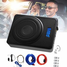 Subwoofer attivo automatico 10" amplificato slim sottosella cassa basso amplificatore audio DHL