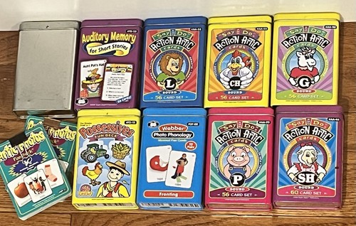 Super Duper Speech Therapy Card Lot Articulation Webber Phonology SLP