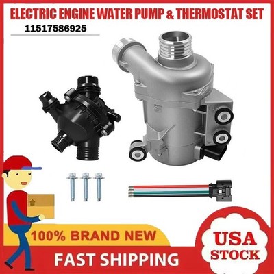 Water Pump W/Thermostat & Bolt Fits BMW 128i 325i 328i 528i 530i X3 11517586925