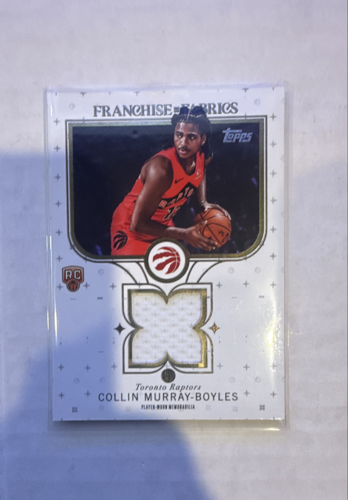 2025-26 Topps - Franchise Fabrics Collin Murray-Boyles #FF-CB (MEM, RC)