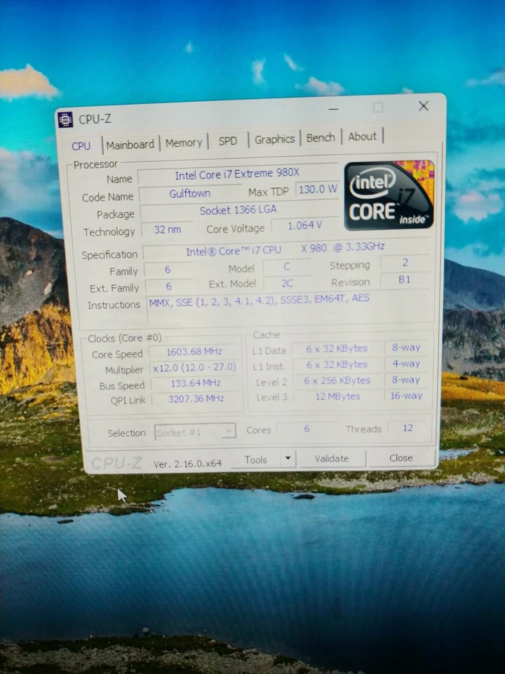 Asus Sabertooth x58, cpu Intel 980x 3300mhz, ddr3 1866mhz 4x4gb + mascherina - Immagine 4 di 4