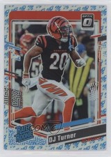 2023 Panini Donruss Optic Rated Rookie Rocket Prizm DJ Turner #220 10nl