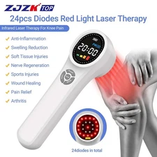 Handheld Cold Laser 1760mW 660/810/980nm Human Pets Pain Relief Therapy Device
