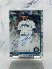 Mariners 2019 Topps Chrome Sapphire Edition #CSA-JS Justus Sheffield Rookie Auto