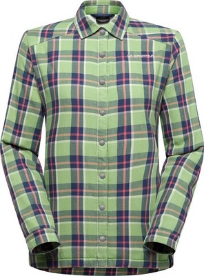 La Sportiva - Rambler Lined Flannel Shirt W aspen green/chalk M Damen Fleece